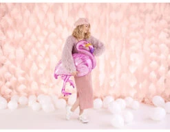 Helium Ballon Flamingo Leeg 95cm -Feestartikelen Winkel helium ballon flamingo leeg 95cm 3