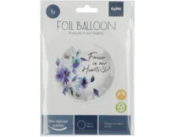 Helium Ballon Forever In Our Hearts Leeg 45cm -Feestartikelen Winkel helium ballon forever in our hearts leeg 45cm 2