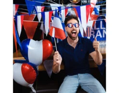 Helium Ballon Frankrijk Hart 45cm -Feestartikelen Winkel helium ballon frankrijk hart 45cm 4