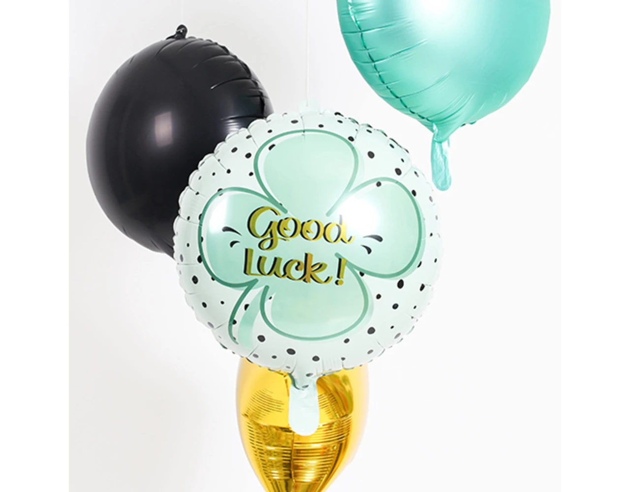 Helium Ballon Good Luck Klaver Leeg 45cm 4 Helium Ballon Good Luck Klaver Leeg 45cm - Afbeelding 2