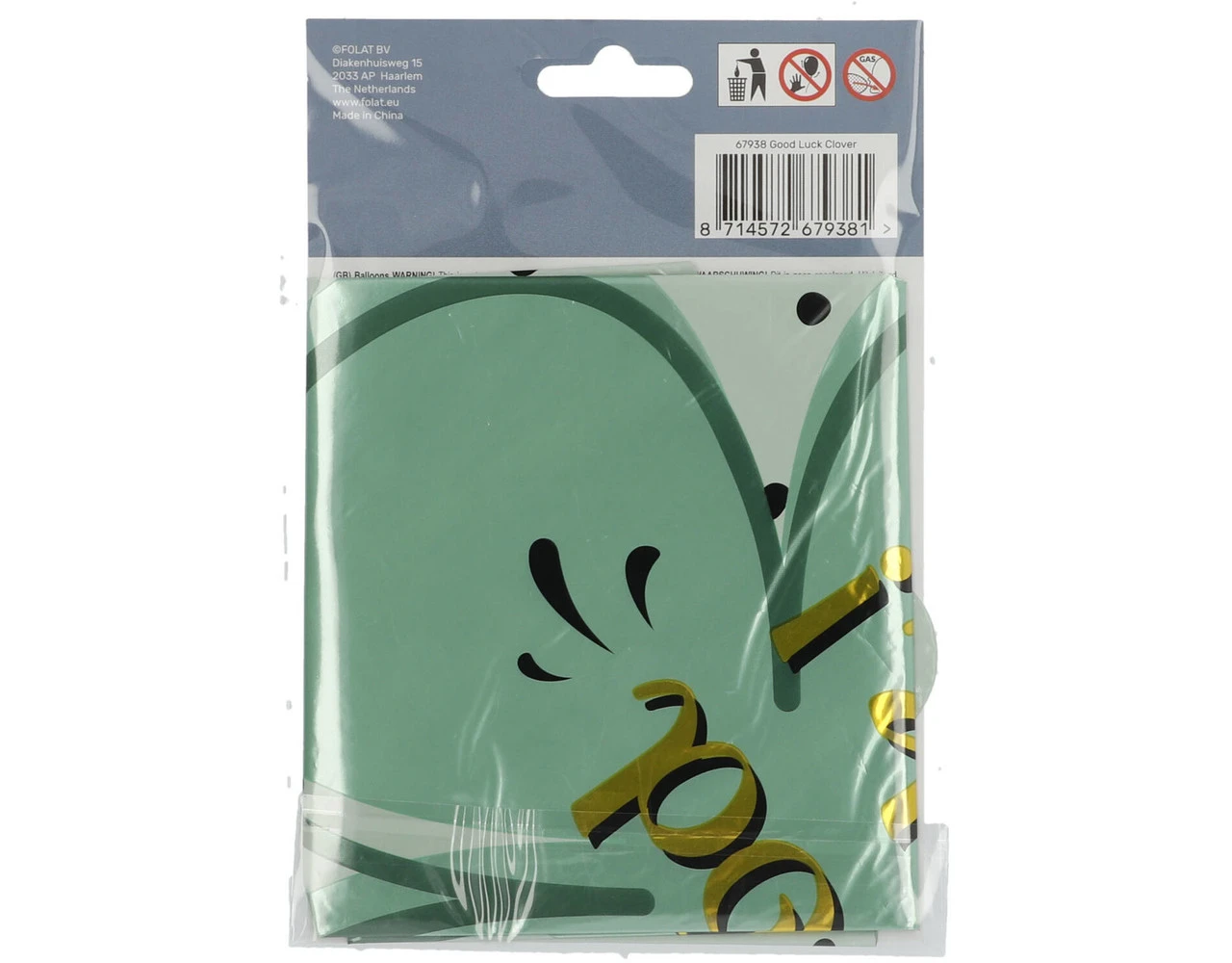 Helium Ballon Good Luck Klaver Leeg 45cm 6 Helium Ballon Good Luck Klaver Leeg 45cm - Afbeelding 4