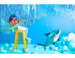 Helium Ballon Haai Leeg 1,02m -Feestartikelen Winkel helium ballon haai leeg 102m 4