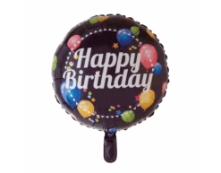 Helium Ballon Happy Birthday Ballonnen 45cm Leeg
