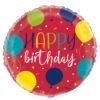 Helium Ballon Happy Birthday Ballonnen Rood 45cm Leeg -Feestartikelen Winkel helium ballon happy birthday ballonnen rood 45cm l
