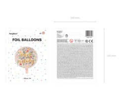 Helium Ballon Happy Birthday Bloemen Roze Leeg 45cm -Feestartikelen Winkel helium ballon happy birthday bloemen roze leeg 45c 4