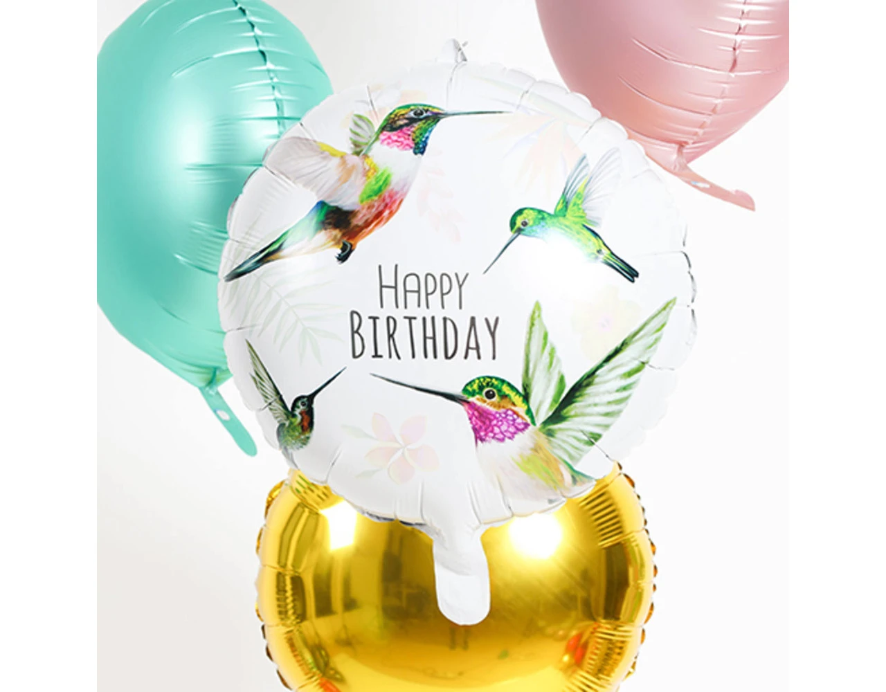Helium Ballon Happy Birthday Vogel Leeg 45cm 4 Helium Ballon Happy Birthday Vogel Leeg 45cm - Afbeelding 2