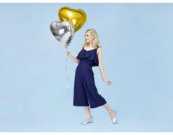 Helium Ballon Hart Goud Leeg 61cm -Feestartikelen Winkel helium ballon hart goud leeg 61cm 3