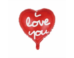 Helium Ballon Hart I Love You 45cm Leeg