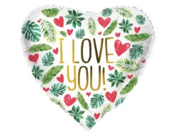 Helium Ballon Hart I Love You Leeg 45cm