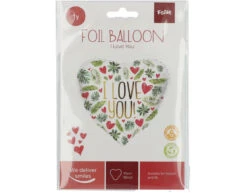 Helium Ballon Hart I Love You Leeg 45cm -Feestartikelen Winkel helium ballon hart i love you leeg 45cm 3