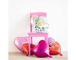 Helium Ballon Hart I Love You Rood Leeg 45cm -Feestartikelen Winkel helium ballon hart i love you rood leeg 45cm 3