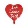 Helium Ballon Hart Ich Liebe Dich 45cm Leeg -Feestartikelen Winkel helium ballon hart ich liebe dich 45cm leeg