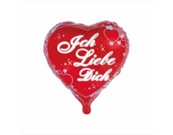 Helium Ballon Hart Ich Liebe Dich Versiering 45cm Leeg