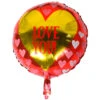 Helium Ballon Hart Love You Goud 45cm Leeg -Feestartikelen Winkel helium ballon hart love you goud 45cm leeg
