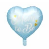 Helium Ballon Hart Mom To Be Blauw Leeg 35cm -Feestartikelen Winkel helium ballon hart mom to be blauw leeg 35cm