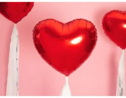 Helium Ballon Hart Rood Leeg 45cm -Feestartikelen Winkel helium ballon hart rood leeg 45cm 3
