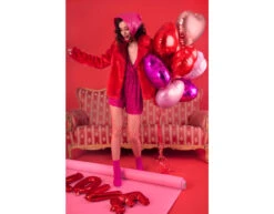 Helium Ballon Hart Rood Leeg 45cm -Feestartikelen Winkel helium ballon hart rood leeg 45cm 5