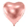 Helium Ballon Hart Rose Goud Leeg 73cm -Feestartikelen Winkel helium ballon hart rose goud leeg 73cm