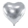 Helium Ballon Hart Zilver Leeg 45cm -Feestartikelen Winkel helium ballon hart zilver leeg 45cm