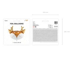 Helium Ballon Hert Leeg 73cm -Feestartikelen Winkel helium ballon hert leeg 73cm 6