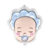Helium Ballon Hoofd Baby Jongen Leeg 45cm -Feestartikelen Winkel helium ballon hoofd baby jongen leeg 45cm