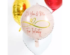 Helium Ballon Infinity Love Leeg 45cm -Feestartikelen Winkel helium ballon infinity love leeg 45cm 1
