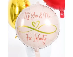 Helium Ballon Infinity Love Leeg 45cm -Feestartikelen Winkel helium ballon infinity love leeg 45cm 4