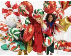Helium Ballon Kerstbal Leeg 45cm -Feestartikelen Winkel helium ballon kerstbal leeg 45cm 2