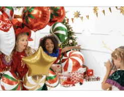 Helium Ballon Kerstbal Leeg 45cm -Feestartikelen Winkel helium ballon kerstbal leeg 45cm 3