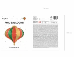 Helium Ballon Kerstbal Leeg 51cm -Feestartikelen Winkel helium ballon kerstbal leeg 51cm 2