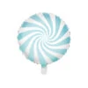 Helium Ballon Lichtblauw Swirl 45cm Leeg -Feestartikelen Winkel helium ballon lichtblauw swirl 45cm leeg