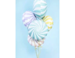 Helium Ballon Lichtblauw Swirl 45cm Leeg -Feestartikelen Winkel helium ballon lichtblauw swirl 45cm leeg 2