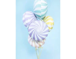 Helium Ballon Lila Swirl 45cm Leeg -Feestartikelen Winkel helium ballon lila swirl 45cm leeg 2