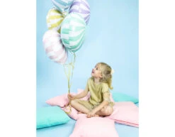 Helium Ballon Lila Swirl 45cm Leeg -Feestartikelen Winkel helium ballon lila swirl 45cm leeg 3