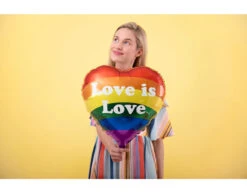 Helium Ballon Love Is Love Leeg 35cm -Feestartikelen Winkel helium ballon love is love leeg 35cm 2