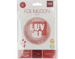 Helium Ballon Luv U Leeg 45cm -Feestartikelen Winkel helium ballon luv u leeg 45cm 3