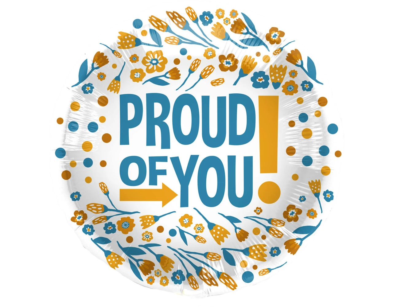 Helium Ballon Proud Of You Leeg 45cm 3 Helium Ballon Proud Of You Leeg 45cm