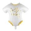 Helium Ballon Romper Hello Baby Leeg 45cm -Feestartikelen Winkel helium ballon romper hello baby leeg 45cm