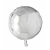 Helium Ballon Rond Zilver 46cm Leeg