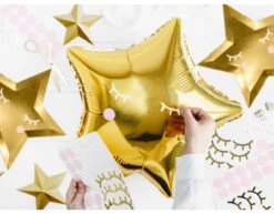 Helium Ballon Ster Goud Glansend Leeg 48cm -Feestartikelen Winkel helium ballon ster goud glansend leeg 48cm 6