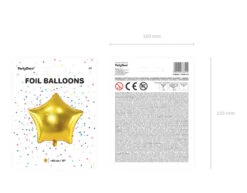 Helium Ballon Ster Goud Glansend Leeg 48cm -Feestartikelen Winkel helium ballon ster goud glansend leeg 48cm 8