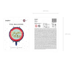 Helium Ballon Super Tata Leeg 45cm -Feestartikelen Winkel helium ballon super tata leeg 45cm 4