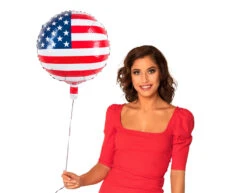 Helium Ballon Usa Dubbelzijdig Leeg 45cm