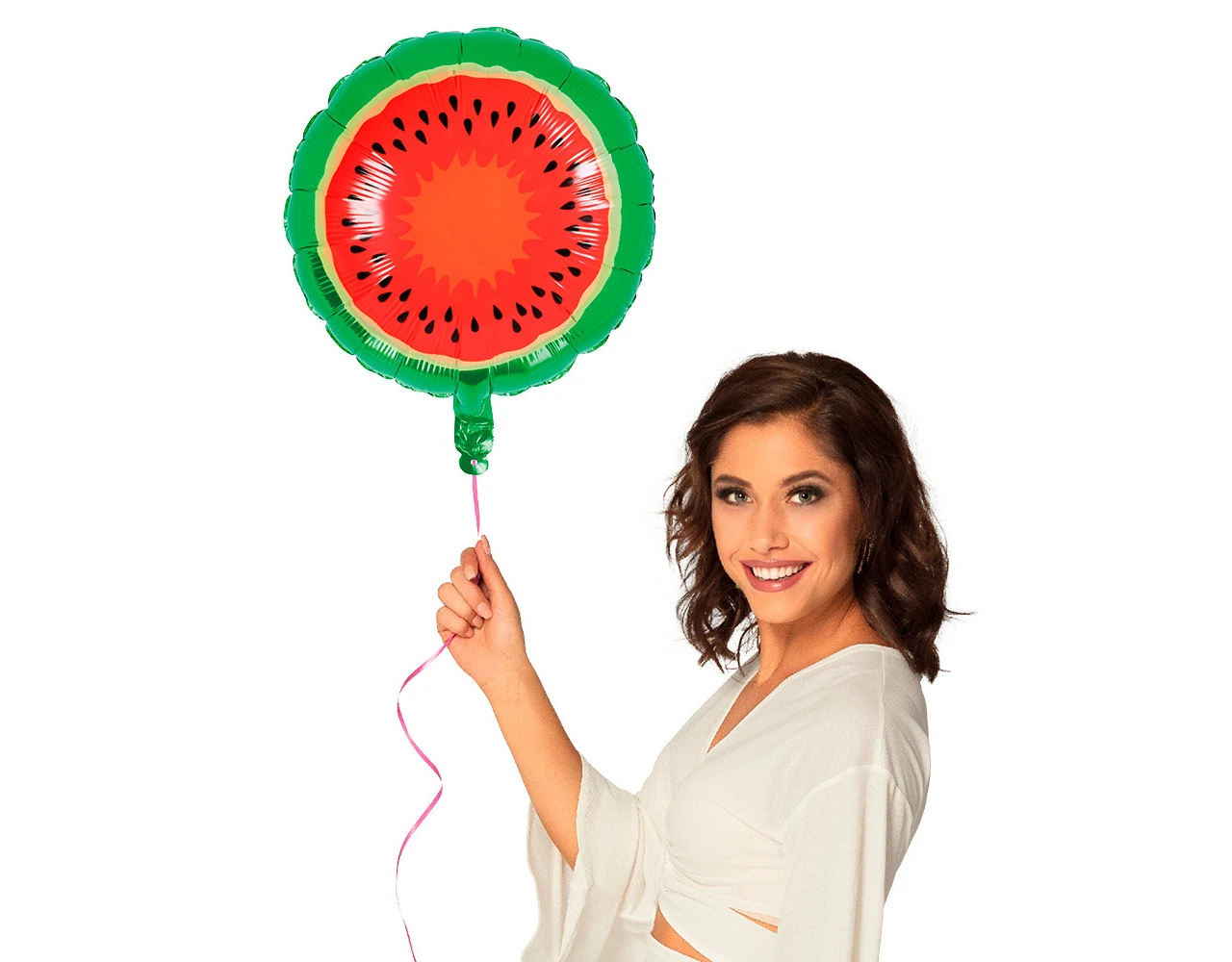 Helium Ballon Watermeloen Leeg 45cm 4 Helium Ballon Watermeloen Leeg 45cm - Afbeelding 2