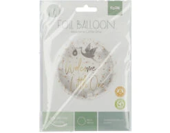 Helium Ballon Welcome Little One Ooievaar Leeg 45cm -Feestartikelen Winkel helium ballon welcome little one ooievaar leeg 45c 3