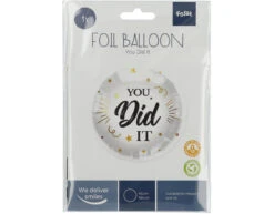 Helium Ballon You Did It Leeg 45cm -Feestartikelen Winkel helium ballon you did it leeg 45cm 3