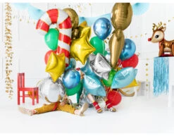 Helium Ballon Zuurstok Rood Leeg 82cm -Feestartikelen Winkel helium ballon zuurstok rood leeg 82cm 2