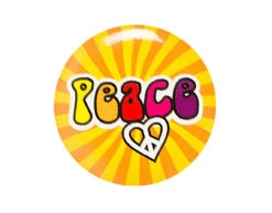 Hippie Buttons 3cm 4st -Feestartikelen Winkel hippie buttons 3cm 4st 3
