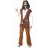 Hippie Kostuum Bruin -Feestartikelen Winkel hippie kostuum bruin