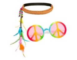 Hippie Kostuum Set 2 Delig -Feestartikelen Winkel hippie kostuum set 2 delig 2